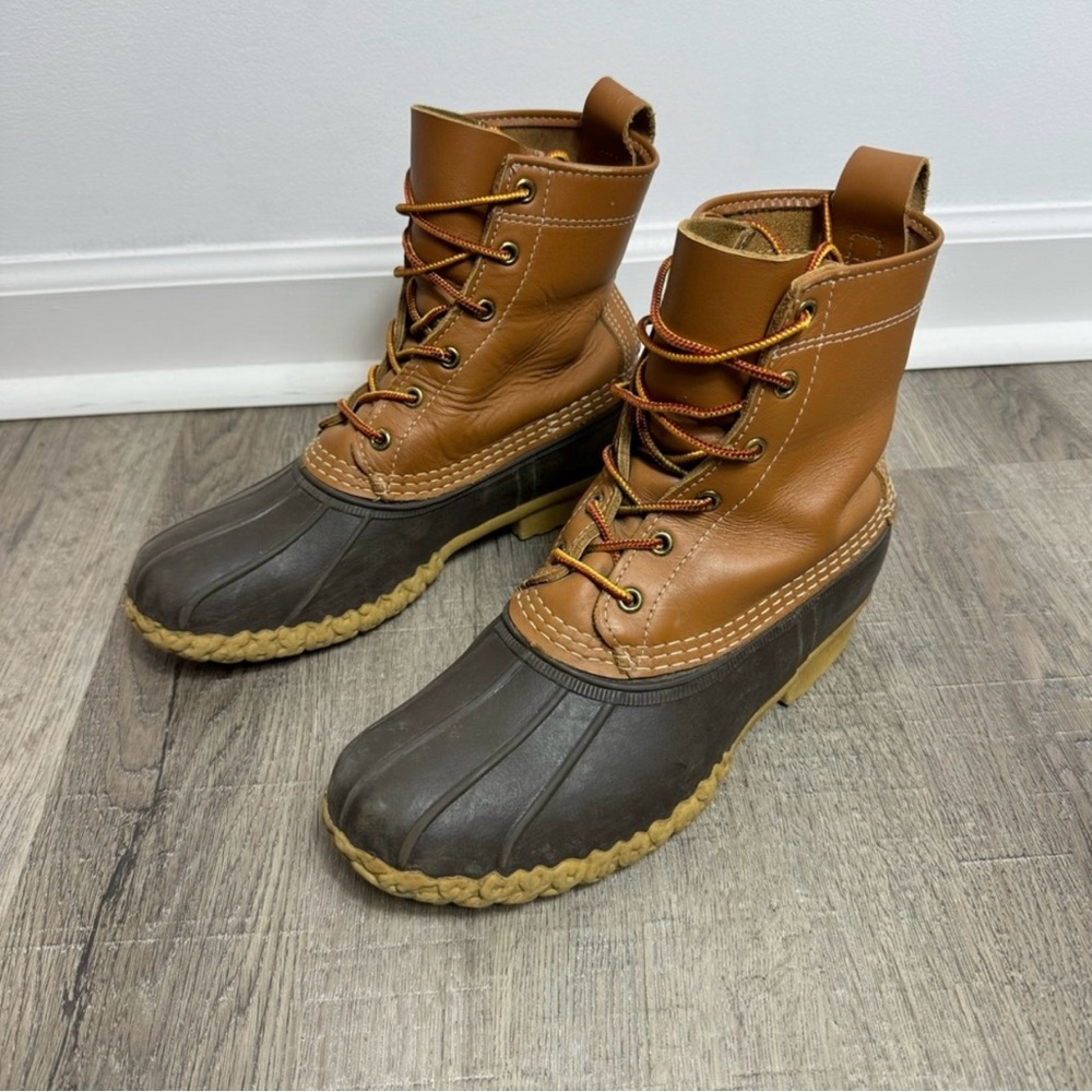 LL Bean Boots Rubber 8 Inch Duck Boots Size 8 Woman’s Waterproof